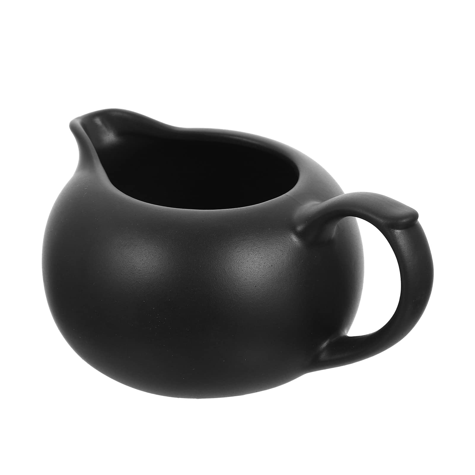 Hemoton Mini Creamer Jugs - Ceramic Sauce Cups for Milk & Coffee | Small Pitcher Without Handle | Perfect for Coffee Shops, Restaurants & Home Breakfast Use