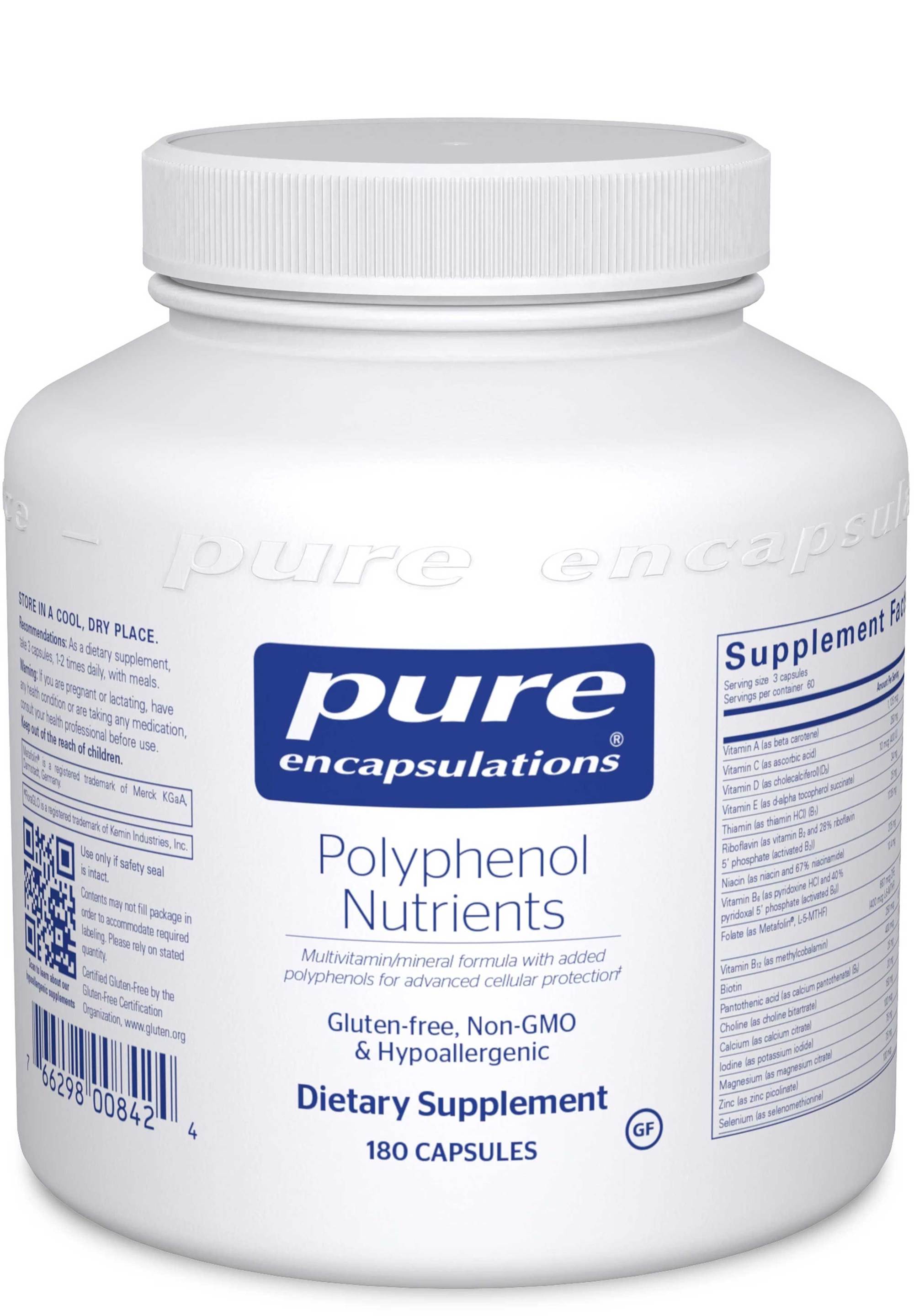 Premium Polyphenol Nutrients Supplement - Antioxidant Rich Superfood for Heart & Brain Health | Supports Immunity, Energy & Longevity | Ideal for Daily Wellness, Detox & Anti-Aging Routines