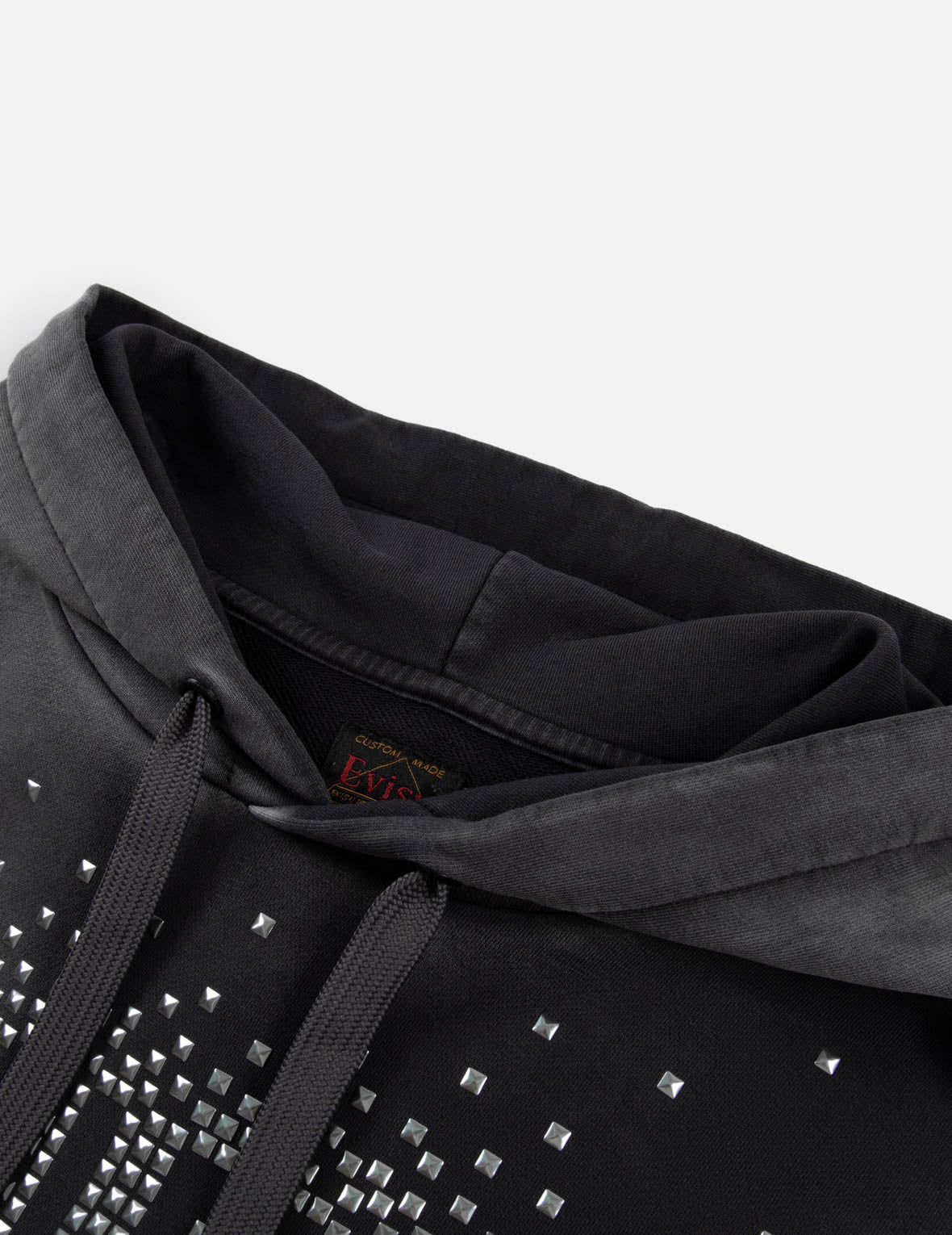Premium Metallic Heat Pressed EVISU Logo Loose Fit Hoodie for Men & Women - Streetwear Fashion, Casual Wear & Urban Style