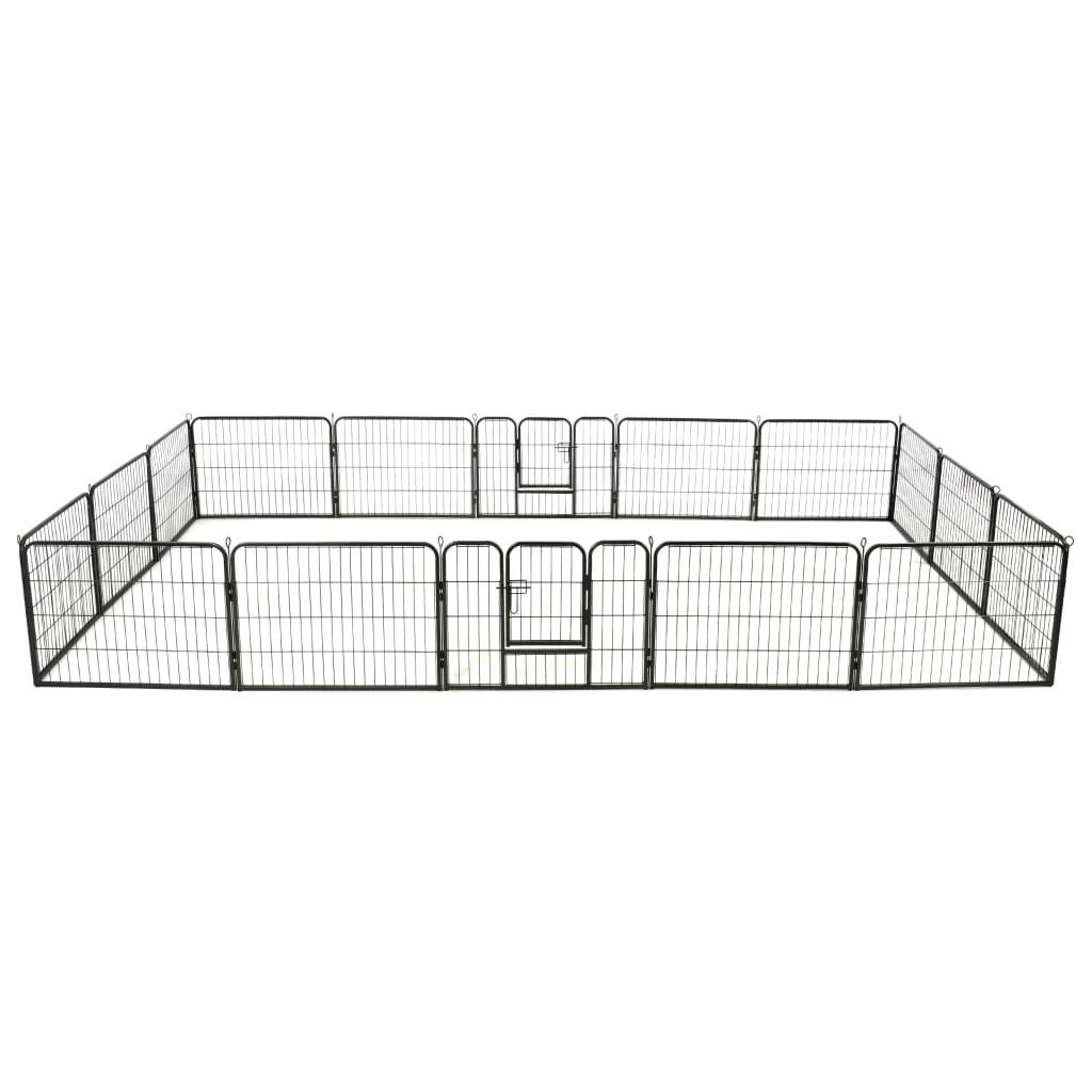 16 Panel Portable Dog Playpen - 31.5