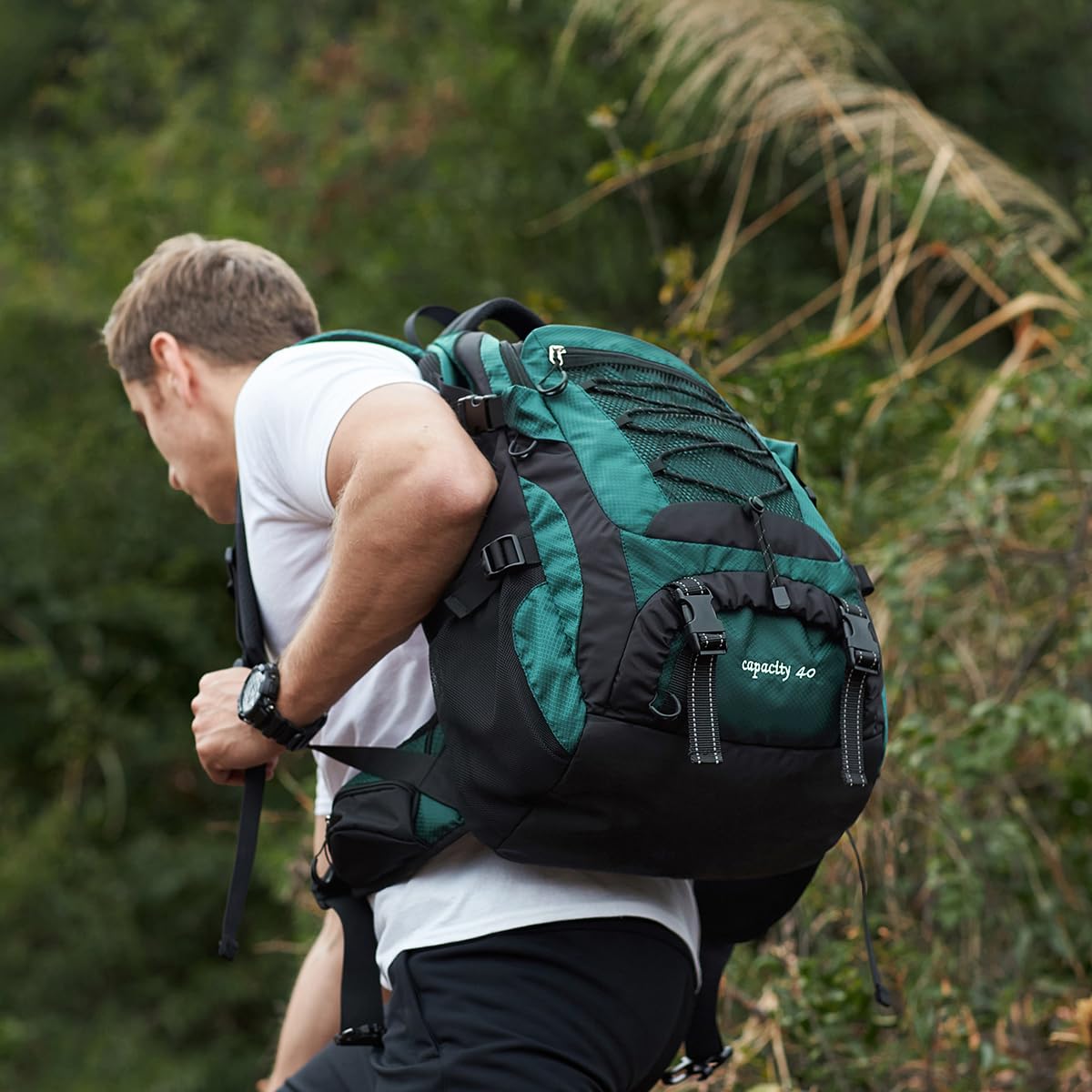 40L Waterproof Hiking Backpack - Lightweight Camping & Travel Daypack for Men & Women - Outdoor Adventures