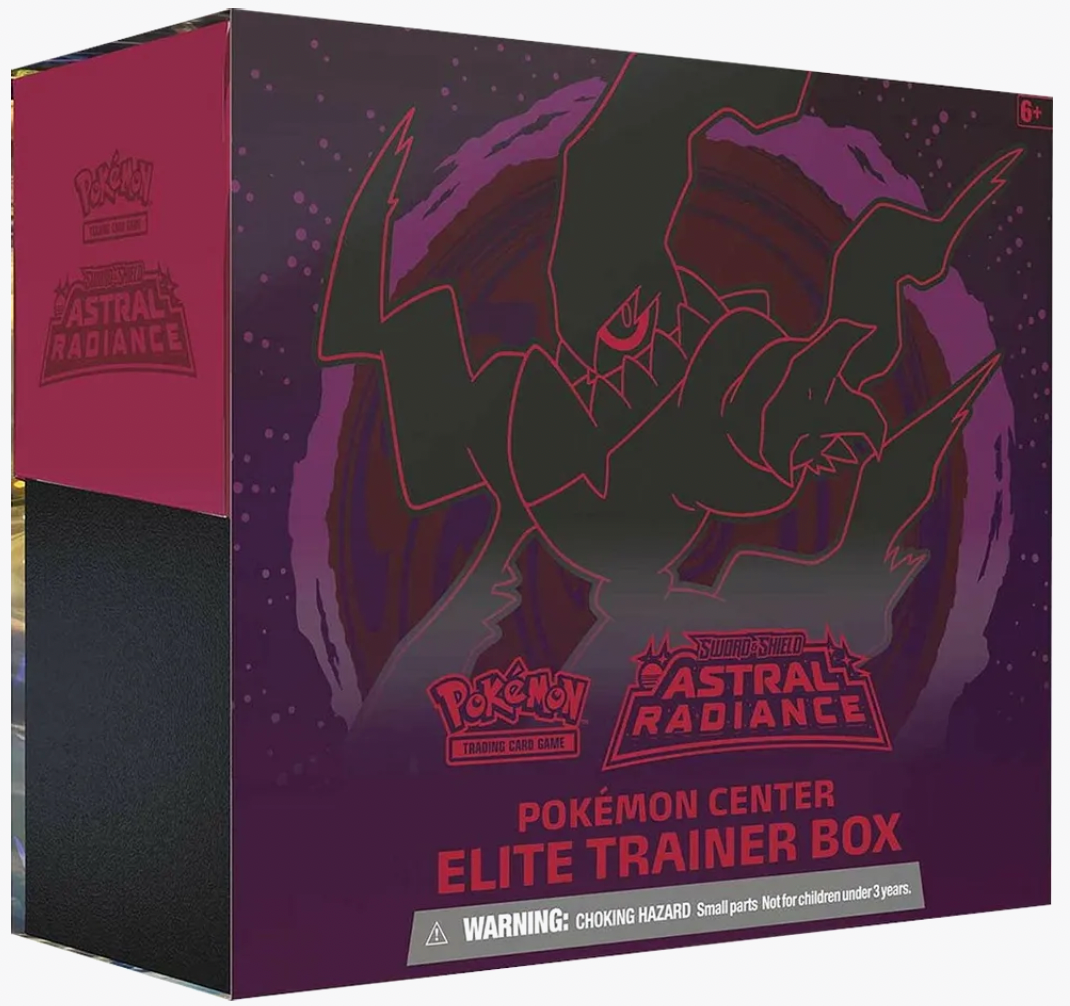 Astral Radiance Pokemon Center Elite Trainer Box ETB - Collectible Trading Cards for Battles & TCG Tournaments - Perfect for Pokemon Fans & Card Game Enthusiasts