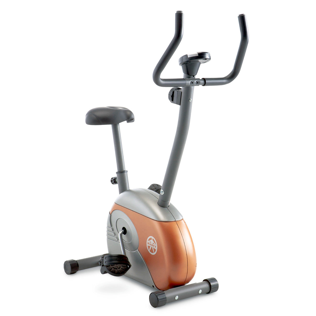 Marcy ME 708 Upright Exercise Bike for Home Gym - Indoor Cycling Bike with Adjustable Seat & Resistance - Perfect for Cardio Workouts & Weight Loss