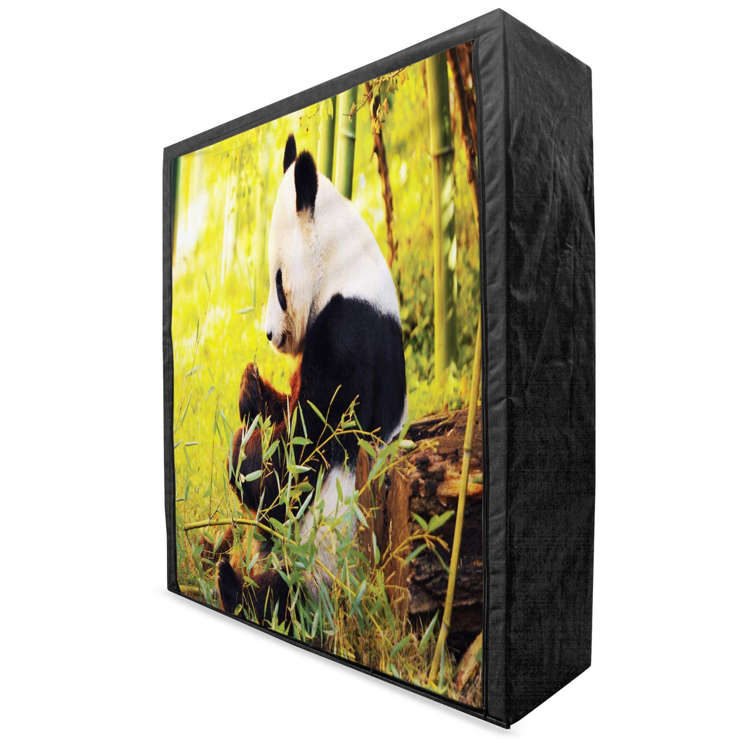 Ambesonne Panda Portable Fabric Wardrobe - 59