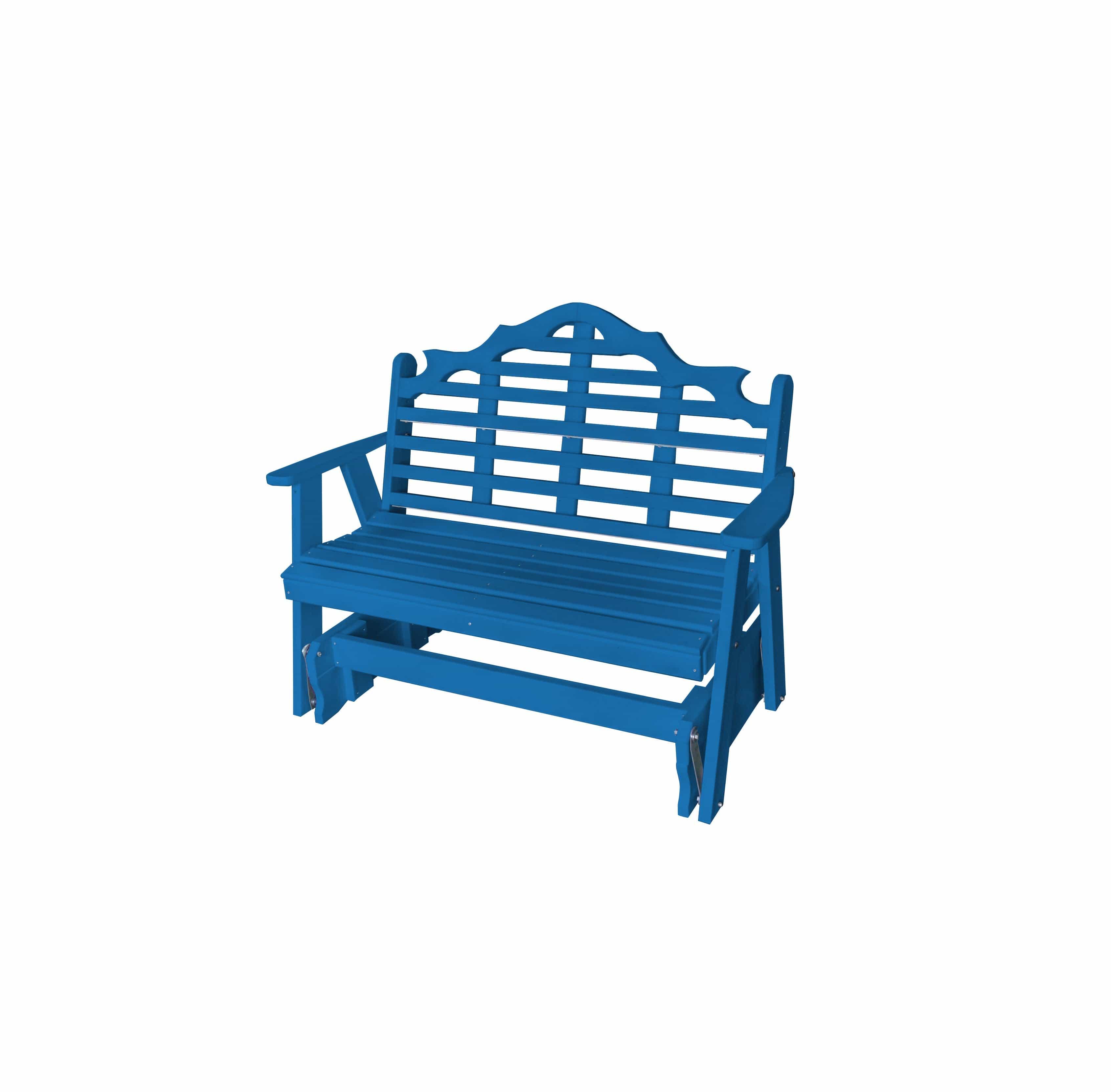 Keystone Amish Co. Milan Poly Composite Porch Glider - Durable Outdoor Swing for Patio, Garden & Backyard Relaxation