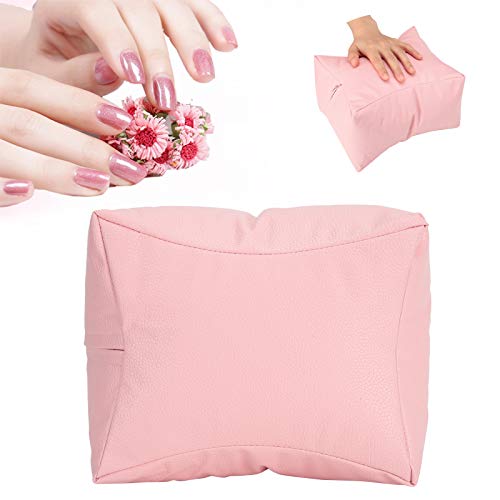 Breathable Waterproof Manicure Hand & Foot Cushion Pillow - Portable Nail Care Support for Home, Salon & Spa - Soft Pink Beauty Accessory (Great for Gel Polish, Acrylic Nails & Pedicures)
