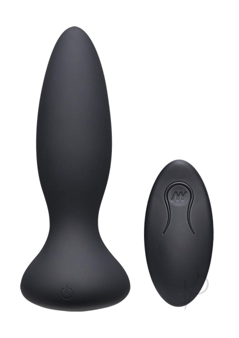 Remote Control Anal Plug - Black Adventurous Play for Couples & Solo Use - Perfect for BDSM, Roleplay & Spicing Up Your Sex Life