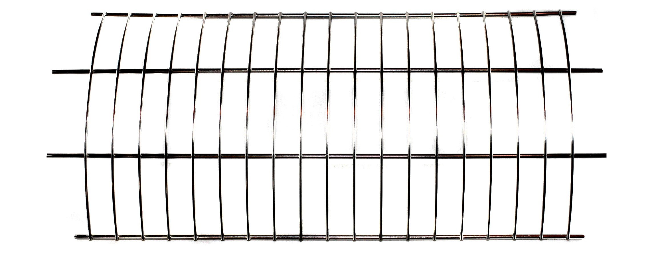 OneGrill Performer Series Kamado Grill Rotisserie Spit Rod Basket - Stainless Steel Dual Tumble & Flat Basket for 5/16