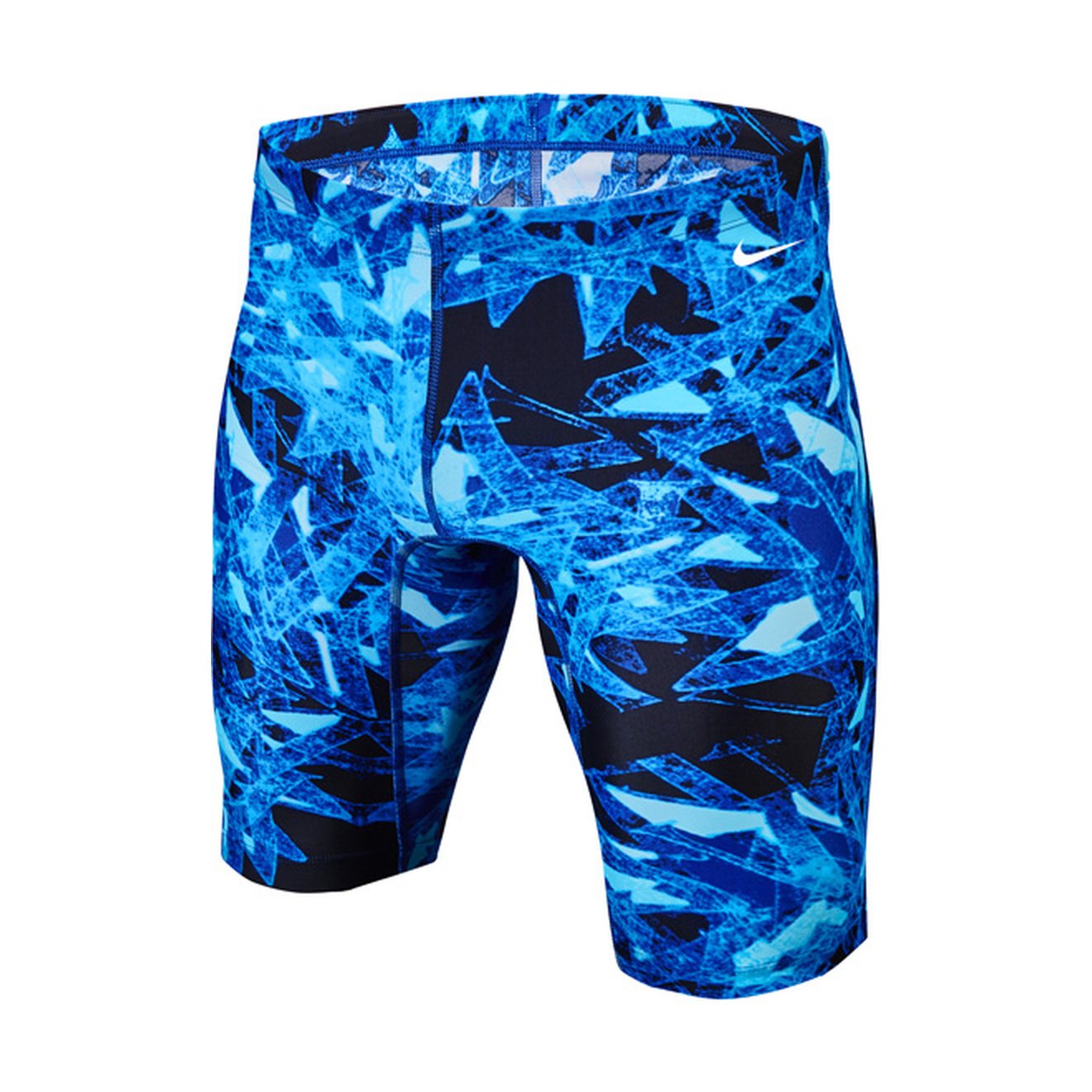 Nike Men's Gemstone Poly Blend Swim Jammer - Fast-Drying Competitive Swimwear for Training & Racing