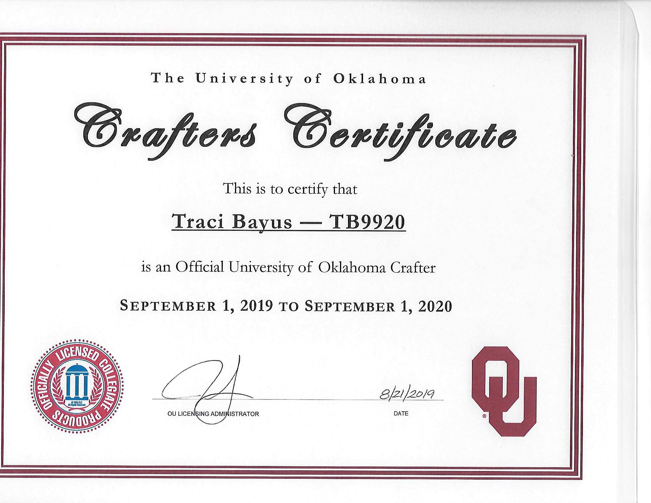 Oklahoma Sooners Car Coasters - 4-Pack Sandstone Cup Holder Coasters for OU Fans | Perfect University of Oklahoma Gifts for Game Day, Office & Home Decor