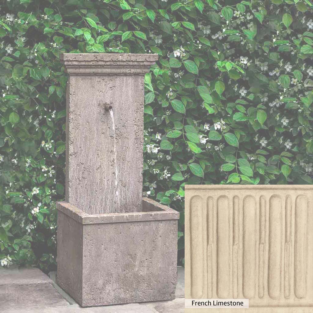 Campania International Marais Wall Fountain - Outdoor Garden Water Feature for Patio, Yard & Landscape Decor