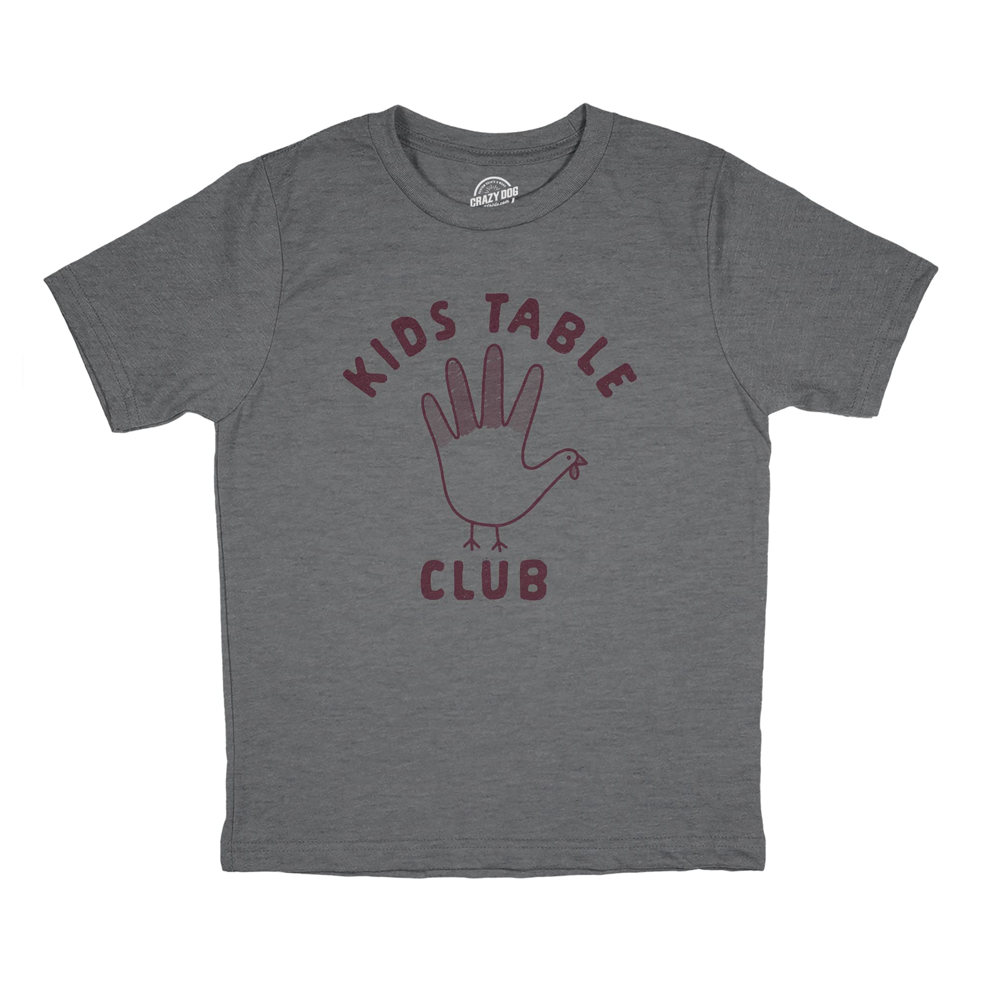 Funny Thanksgiving Turkey Hand T-Shirt for Kids & Youth - Cute Holiday Dinner Party Outfit for Family Gatherings & School Events