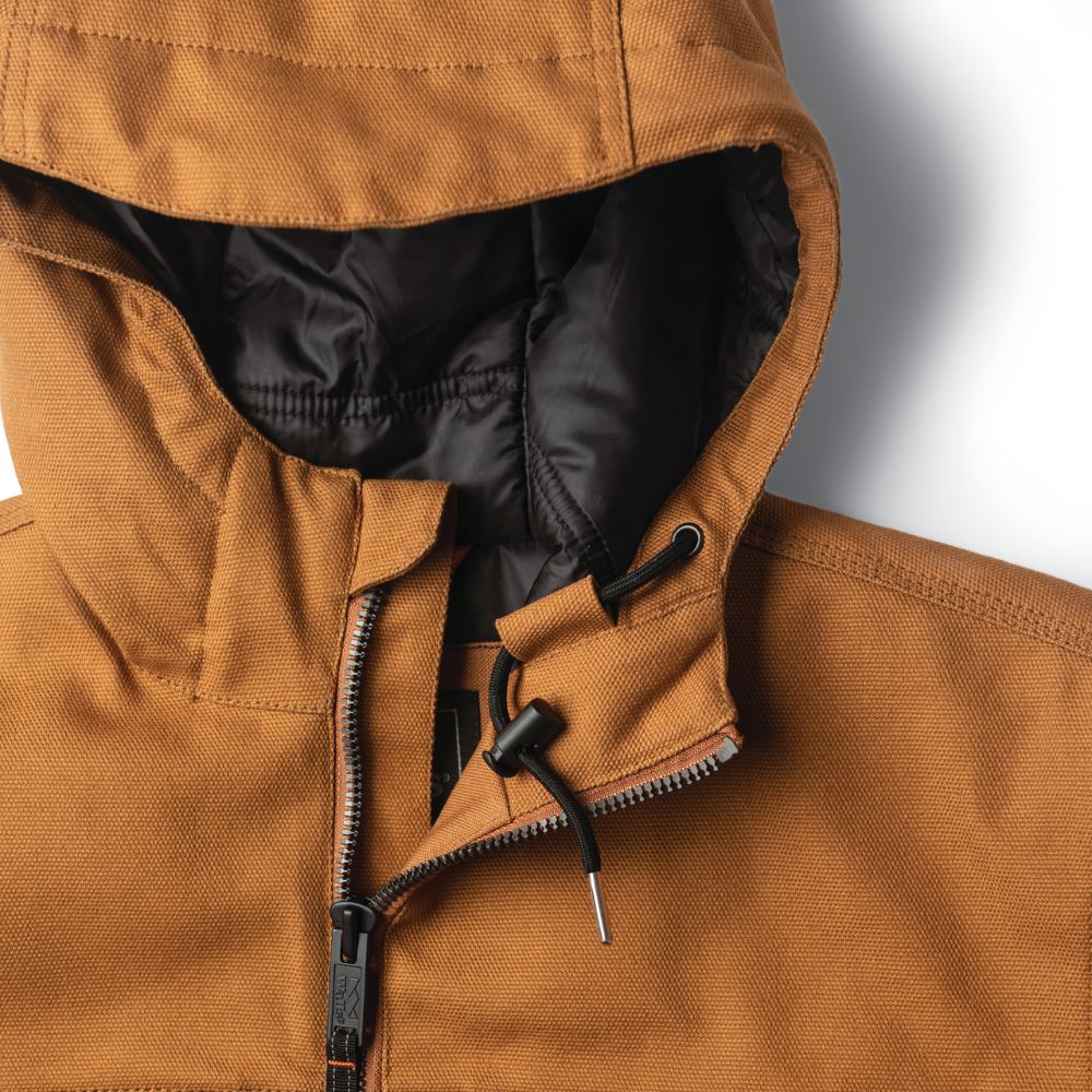 Men's Edgewood Waterproof Duck Insulated Work Coat - Heavy Duty Winter Jacket for Outdoor Work & Hunting | Warm & Durable Brown YC12 | Perfect for Construction, Farming & Cold Weather Activities