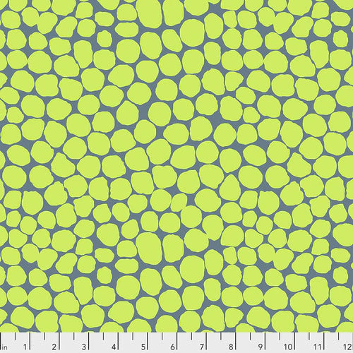 Kaffe Fassett Jumble PWBM053 Lime - Vibrant Quilting Fabric for DIY Home Decor & Craft Projects