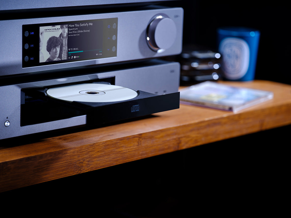 Cambridge Audio CXN100 Network Music Player - High-Resolution Wireless Streaming, Lunar Grey | Perfect for Home Audio Systems & Multi-Room Setup