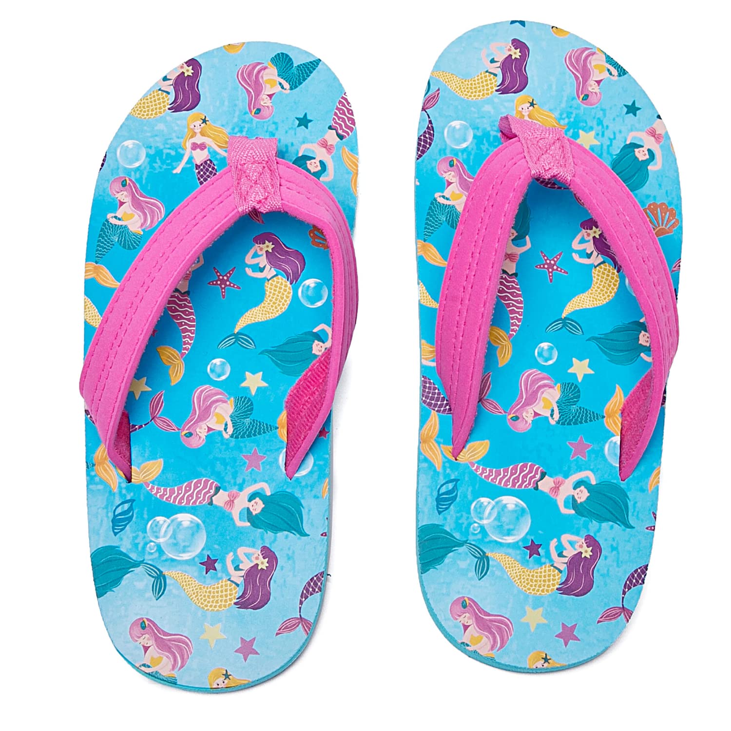 Ceruwum Non-Slip Flip Flops for Big Girls - Comfortable Beach & Pool Sandals for Women - Perfect for Summer Vacations, Water Parks, and Backyard Lounging