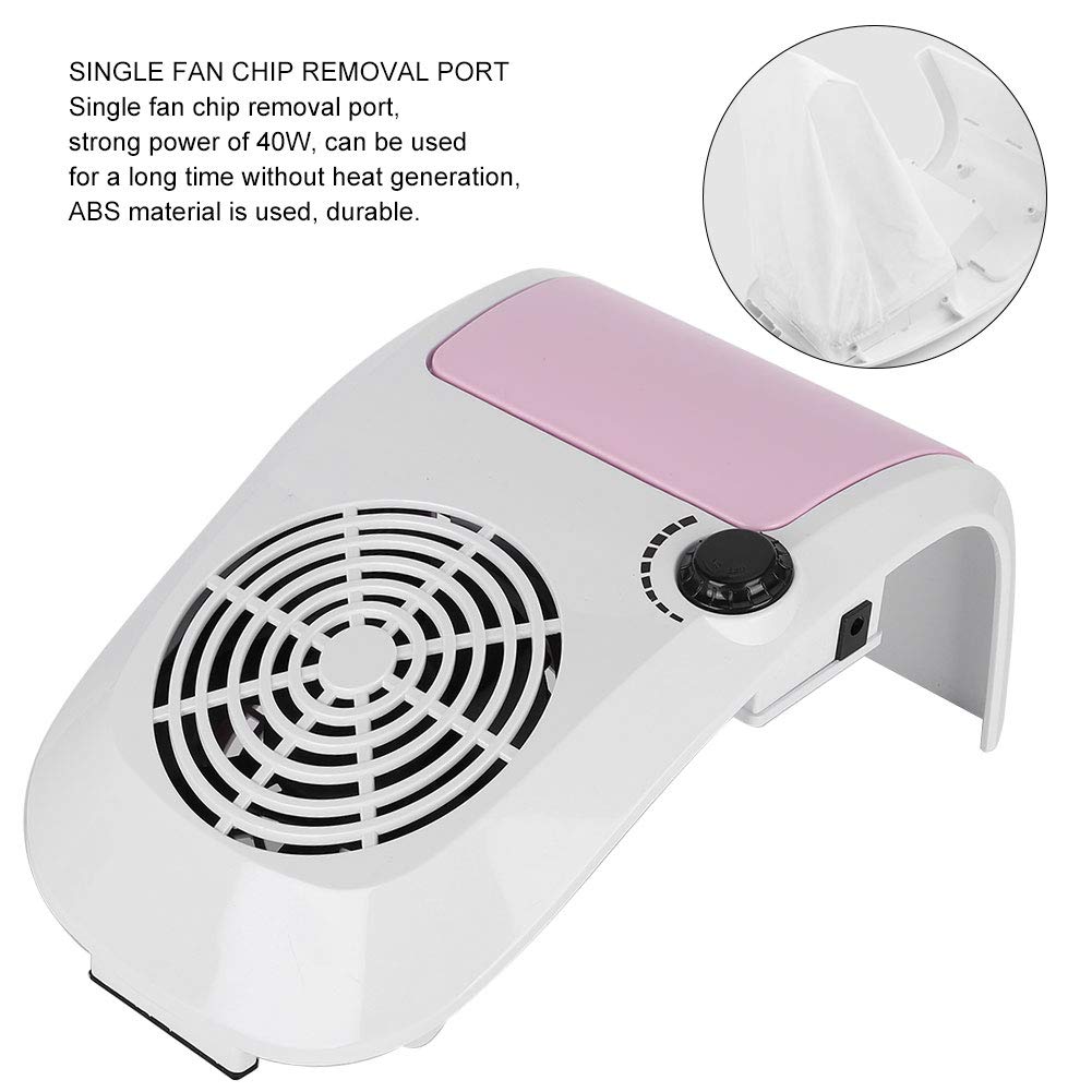 40W Professional Nail Dust Vacuum Cleaner - Valentine's Day Carnival Nail Dryer & Dust Collector for Nail Art Salon, Home Manicure & Pedicure | Perfect for Nail Technicians, DIY Enthusiasts & Beauty Professionals