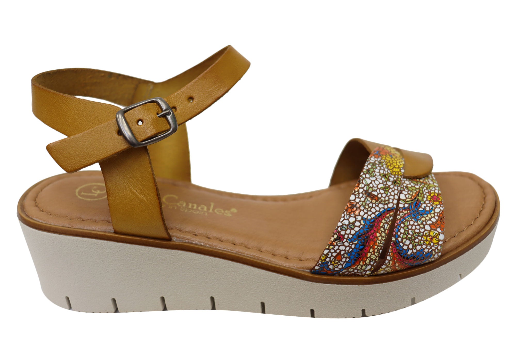 Ellie Women's Comfortable Leather Sandals - Handmade in Spain - Perfect for Summer, Beach & Casual Outings