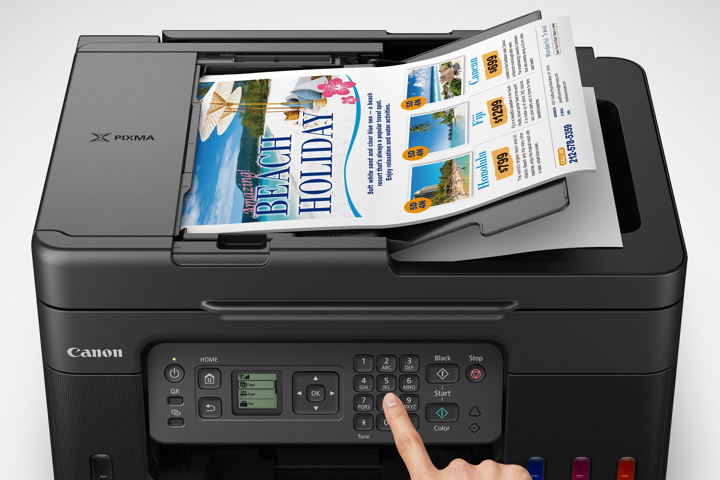 CANON PIXMA G4770 Wireless MegaTank All-in-One Printer - Print, Scan, Copy | Home Office & Small Business Use