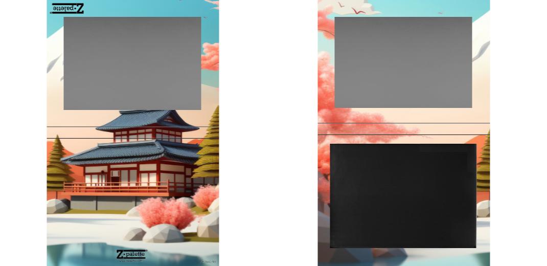 Custom Extra Large Magnetic Z Palette for Makeup Artists - Perfect for Organizing Eyeshadows, Blush & Cosmetics On-The-Go