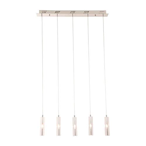 Brika Home Modern Clear Glass Ceiling Lamp - Stylish Lighting Fixture for Living Room, Bedroom, and Dining Room Decor