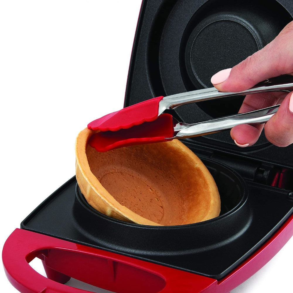 SALTON WM1907 Waffle Bowl Maker - Electric Non-Stick Waffle Cone Maker for Ice Cream, Desserts & Snacks - Perfect for Parties, Home Kitchen & DIY Treats