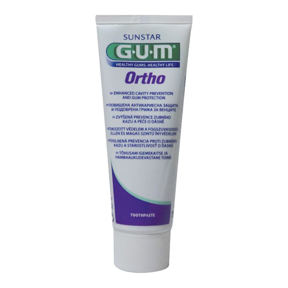 Butler Gum Ortho Spearmint Toothpaste Gel 75g - Fresh Breath & Teeth Protection for Braces & Orthodontic Care - Ideal for Daily Oral Hygiene & Orthodontic Patients