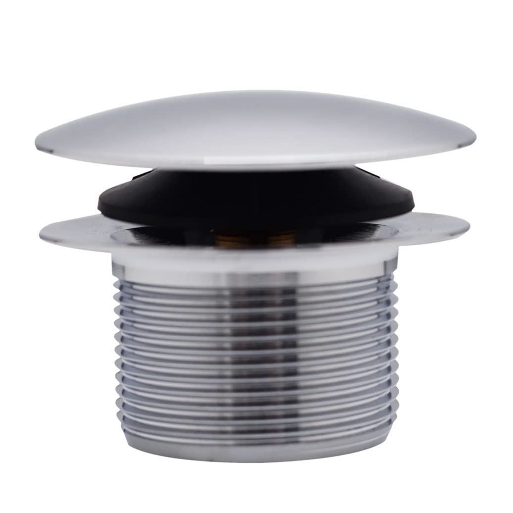 Westbrass D326HBJ-26 25-Inch Bath Waste Drain Assembly with Ball Joint - Tip-Toe Drain & Illusionary Overflow Faceplate - Polished Chrome Finish for Bathtub Installation & Bathroom Renovation