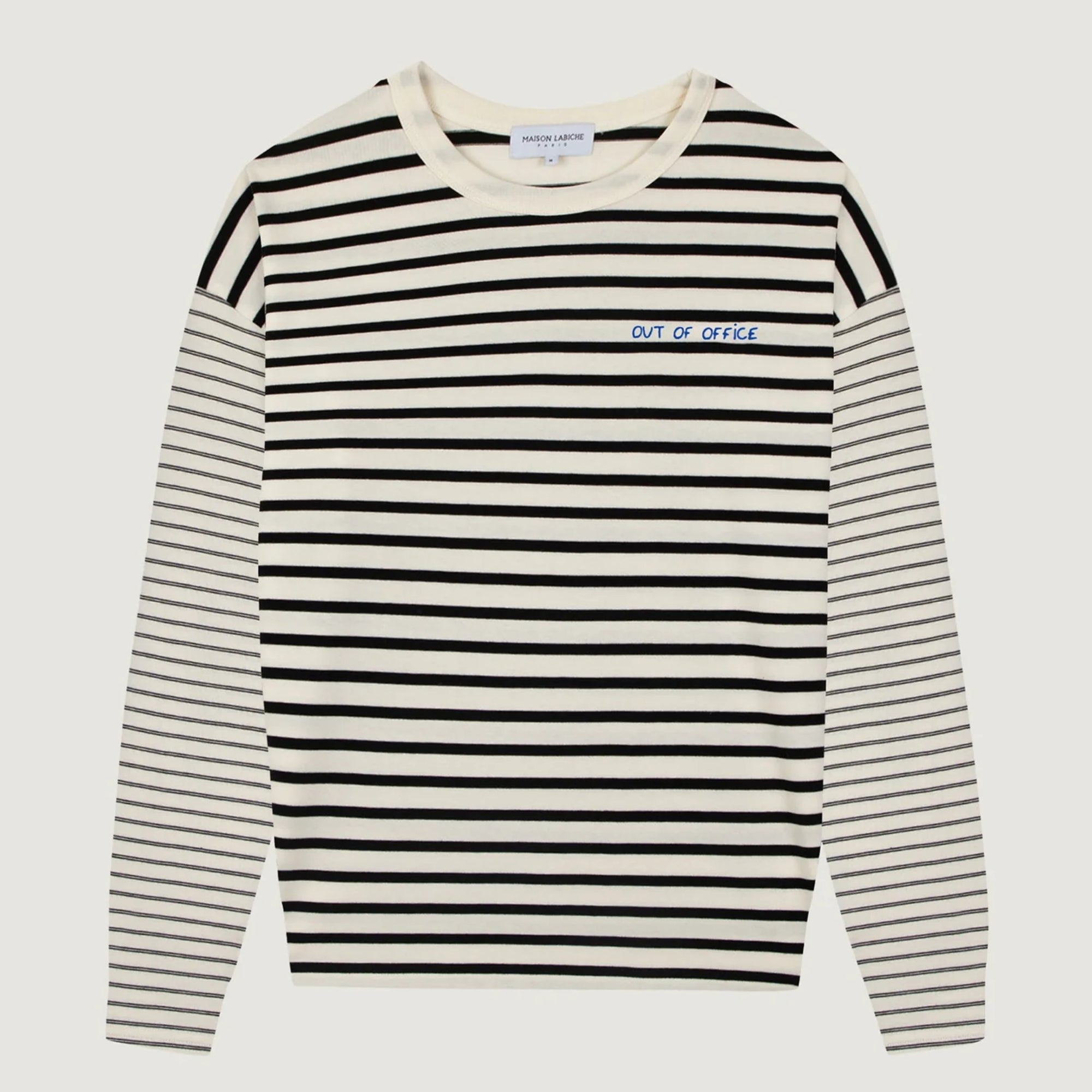 Out of Office Montpar Sailor Shirt (Ivory Black) - Stylish Casual Button-Up for Men | Perfect for Work, Date Night & Summer Outfits