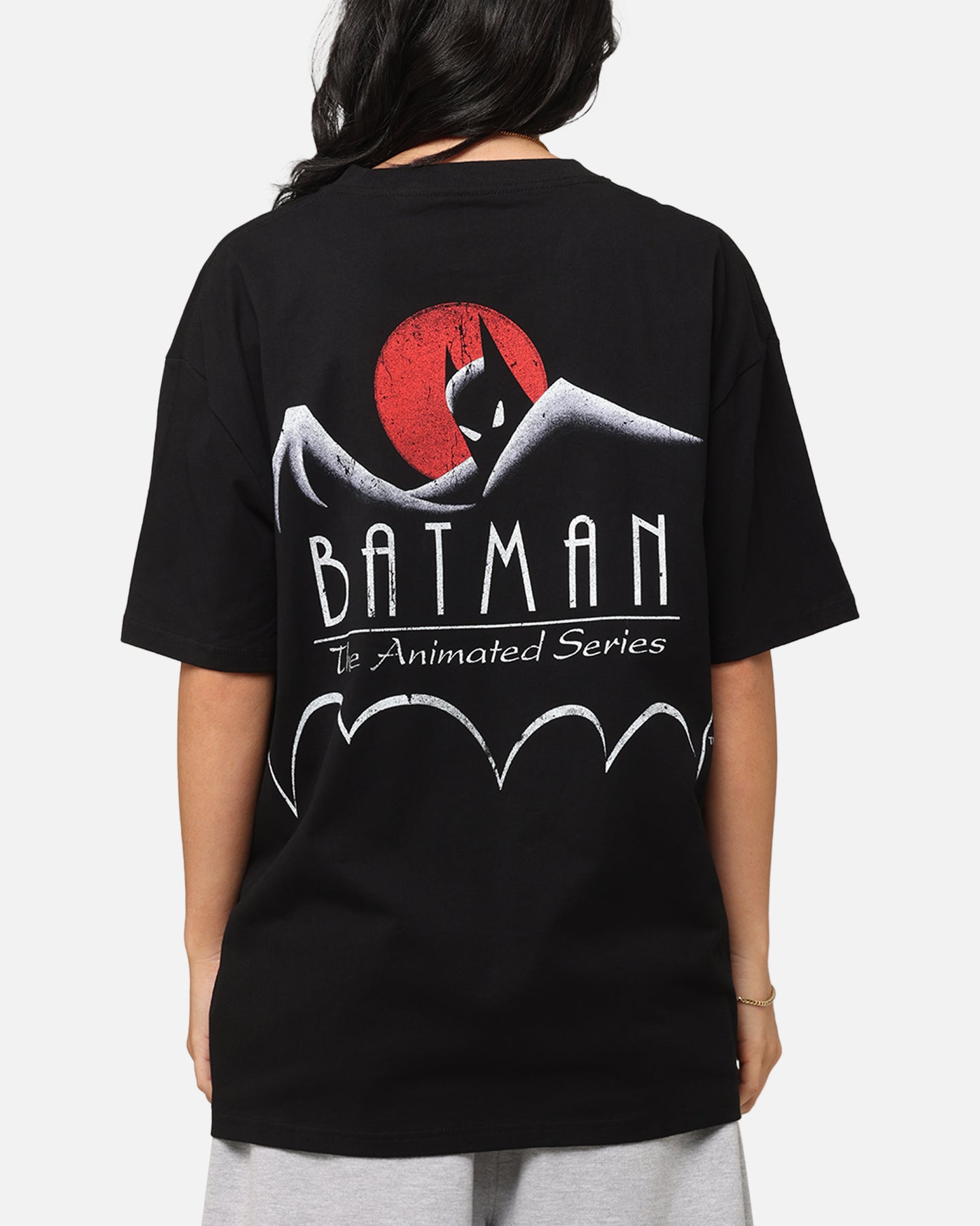 Vintage 1992 Batman And Robin Heavy T-Shirt Black - American Thrift X DC Comics - Perfect for Cosplay, Comic Con & Retro Fashion