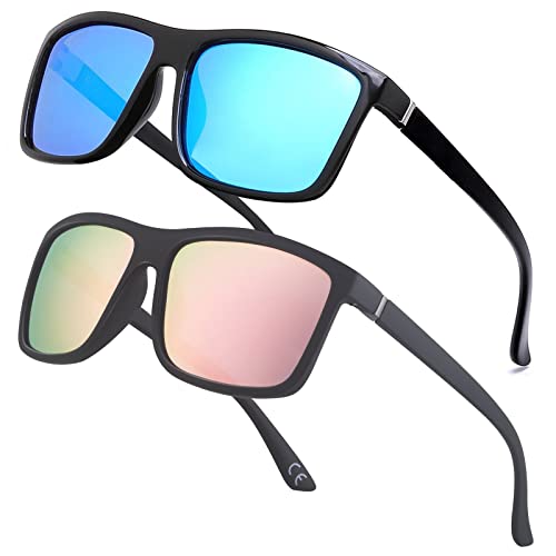 B22 Glossy Black/Blue Mirror + Matte Black/Pink Mirror