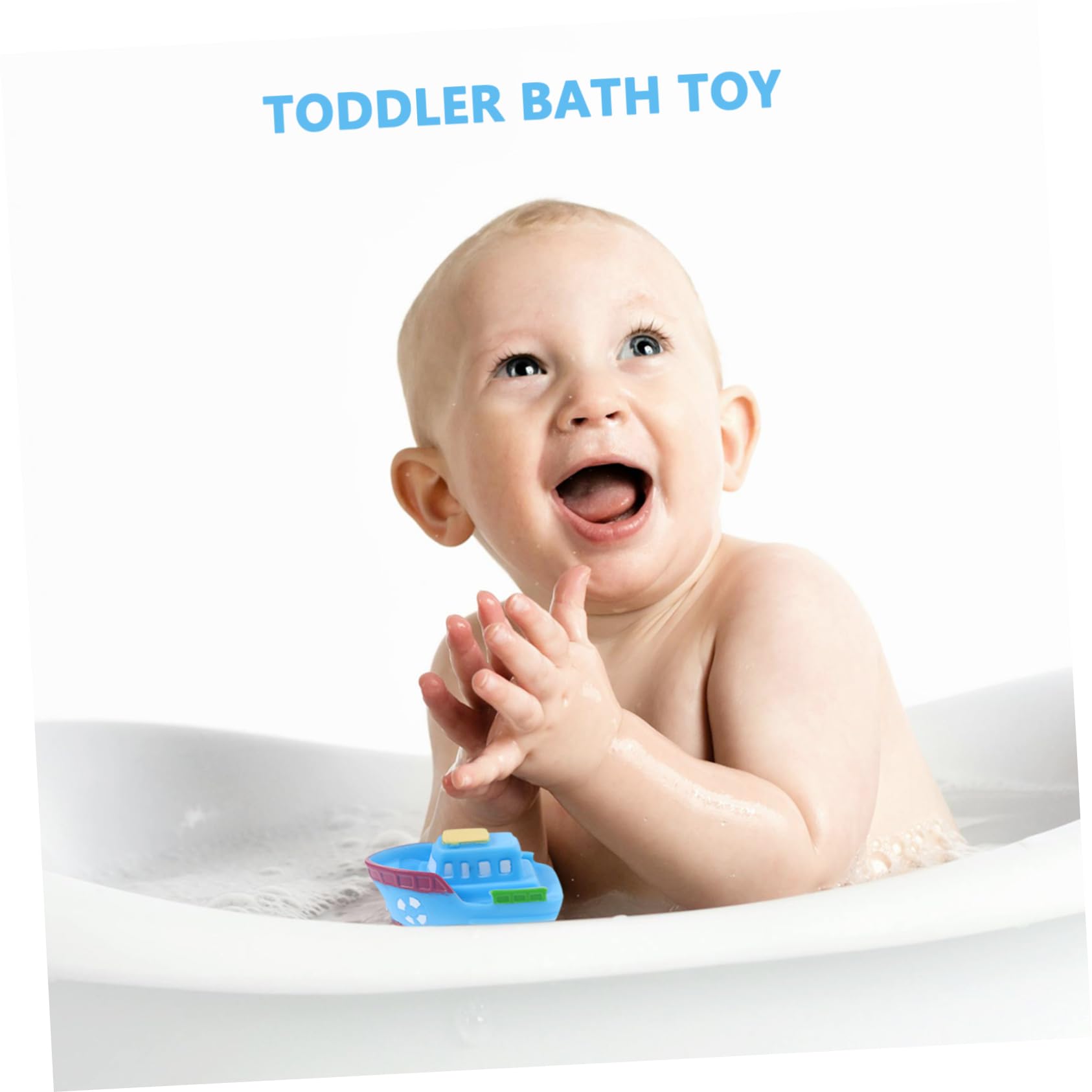 KONTONTY Early Education Bath Toys - Non-Toxic Vinyl Bathtub Toys for Toddlers & Kids | Fun Learning & Sensory Play During Bath Time