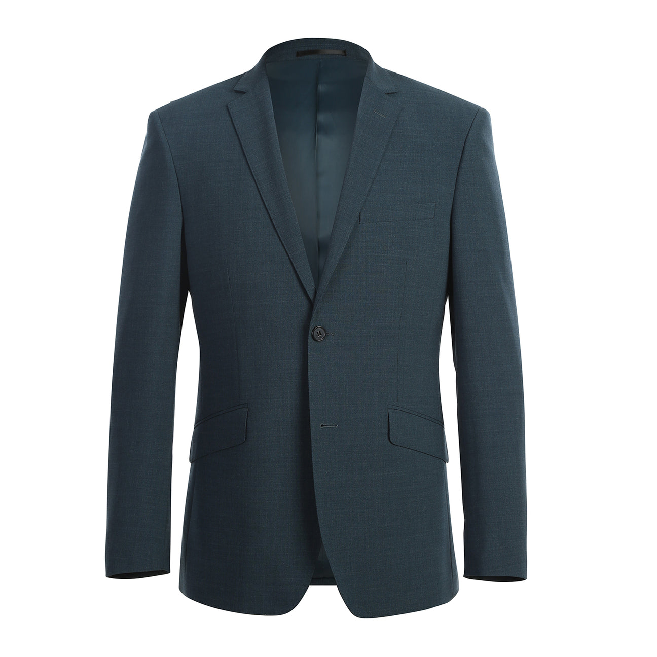 Alessandro Vitello by Renoir Slim Fit Wool Suit for Men - Dark Blue 566 5 | Premium Business Attire for Weddings, Office & Formal Events