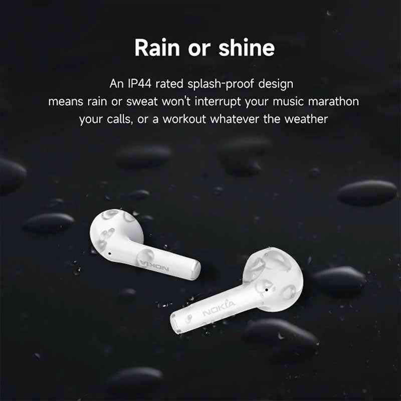 Nokia E3110 Wireless Bluetooth Earphones - Comfortable & Noise Cancelling for Gym, Running & Travel