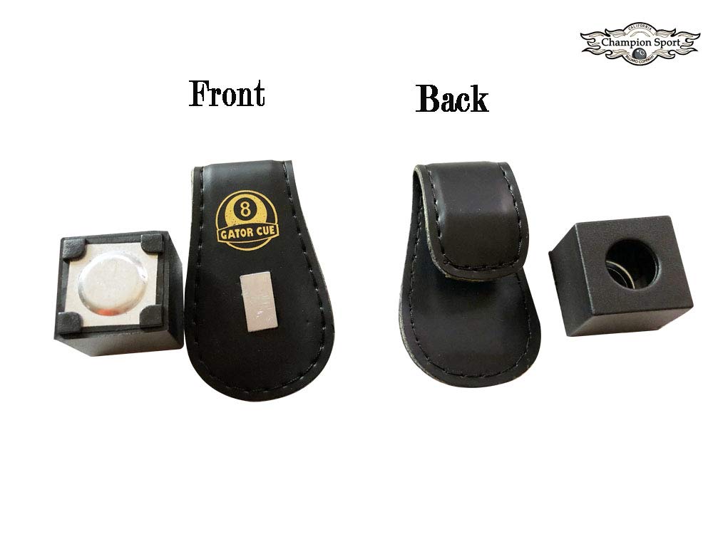 Gator Leather Magnetic Belt Clip Chalk Holder - Durable & Secure Chalk Pouch for Rock Climbing, Gymnastics & Weightlifting - Perfect for Athletes & Coaches