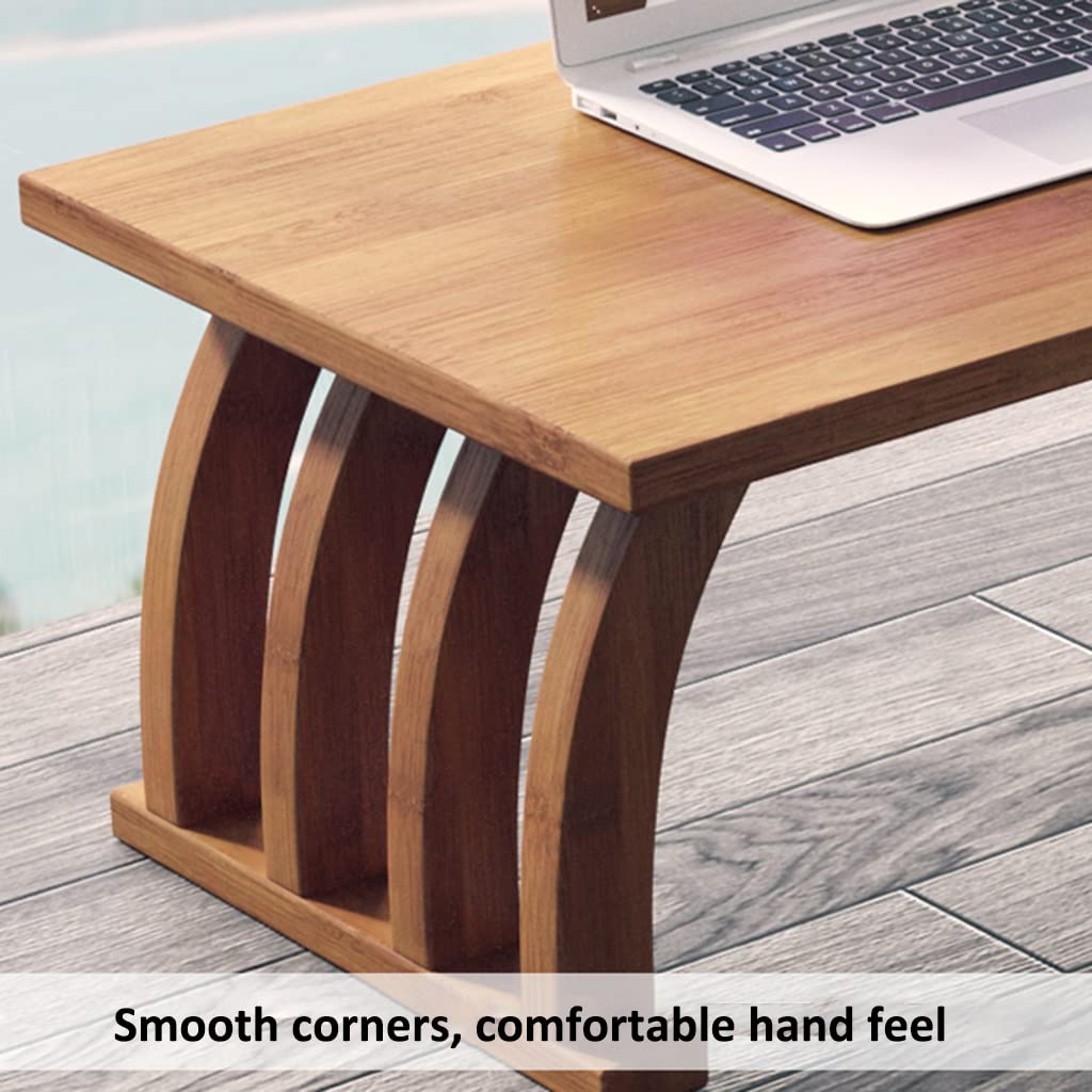 Japanese-Style Zen Tea Table - Simple Low Coffee Table, Foldable Writing Desk for Meditation & Kon Fu Tea Ceremony (70x37x31cm) - Perfect for Small Spaces, Living Rooms & Home Offices