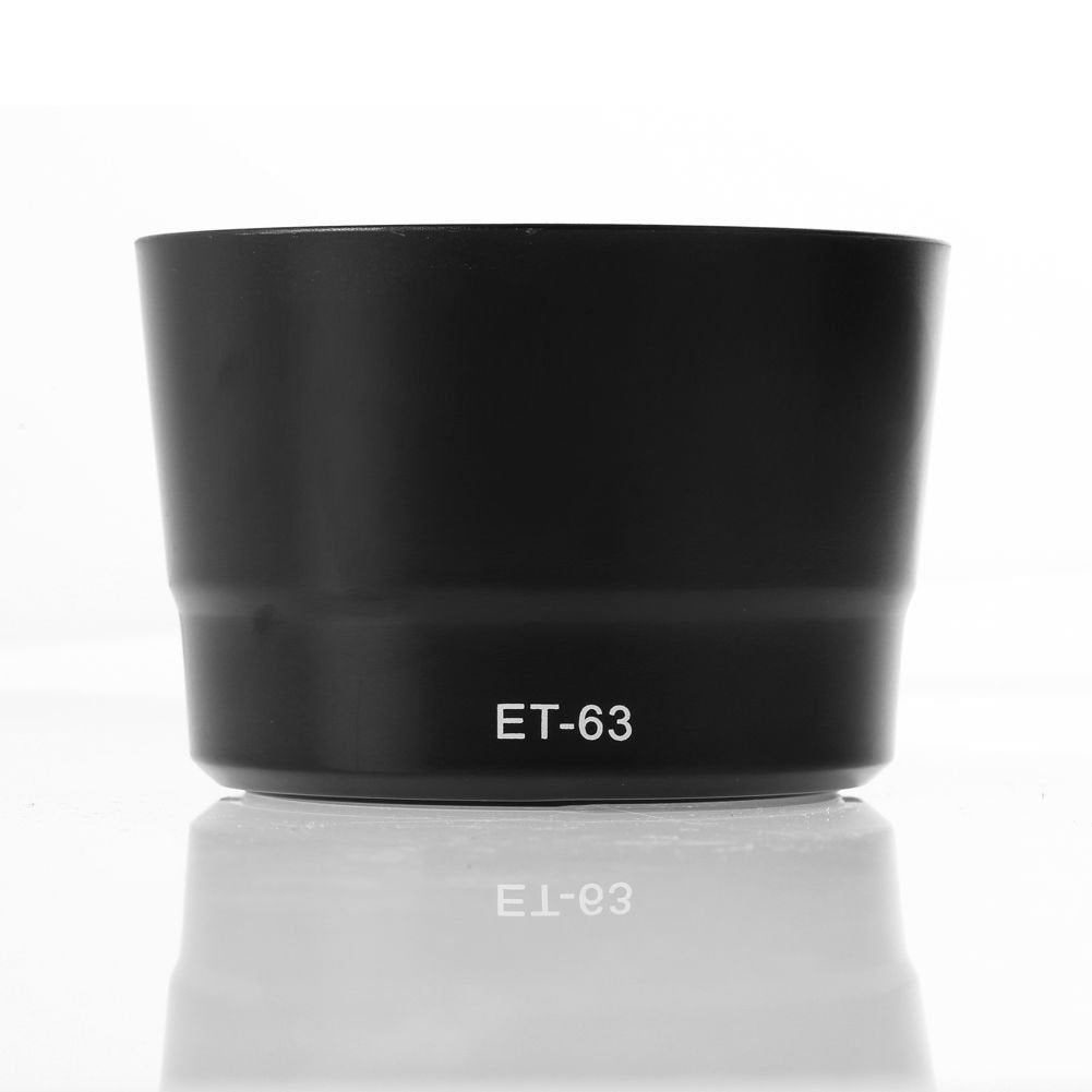 Canon EF-S 55-250mm f/4-5.6 IS STM Lens Hood Replacement - 60mm ET-63 Compatible with DSLR Cameras - Perfect for Outdoor Photography, Travel & Wildlife Shooting