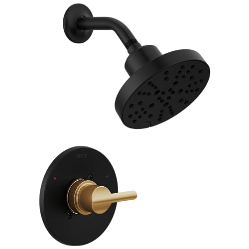 Matte Black & Champagne Bronze