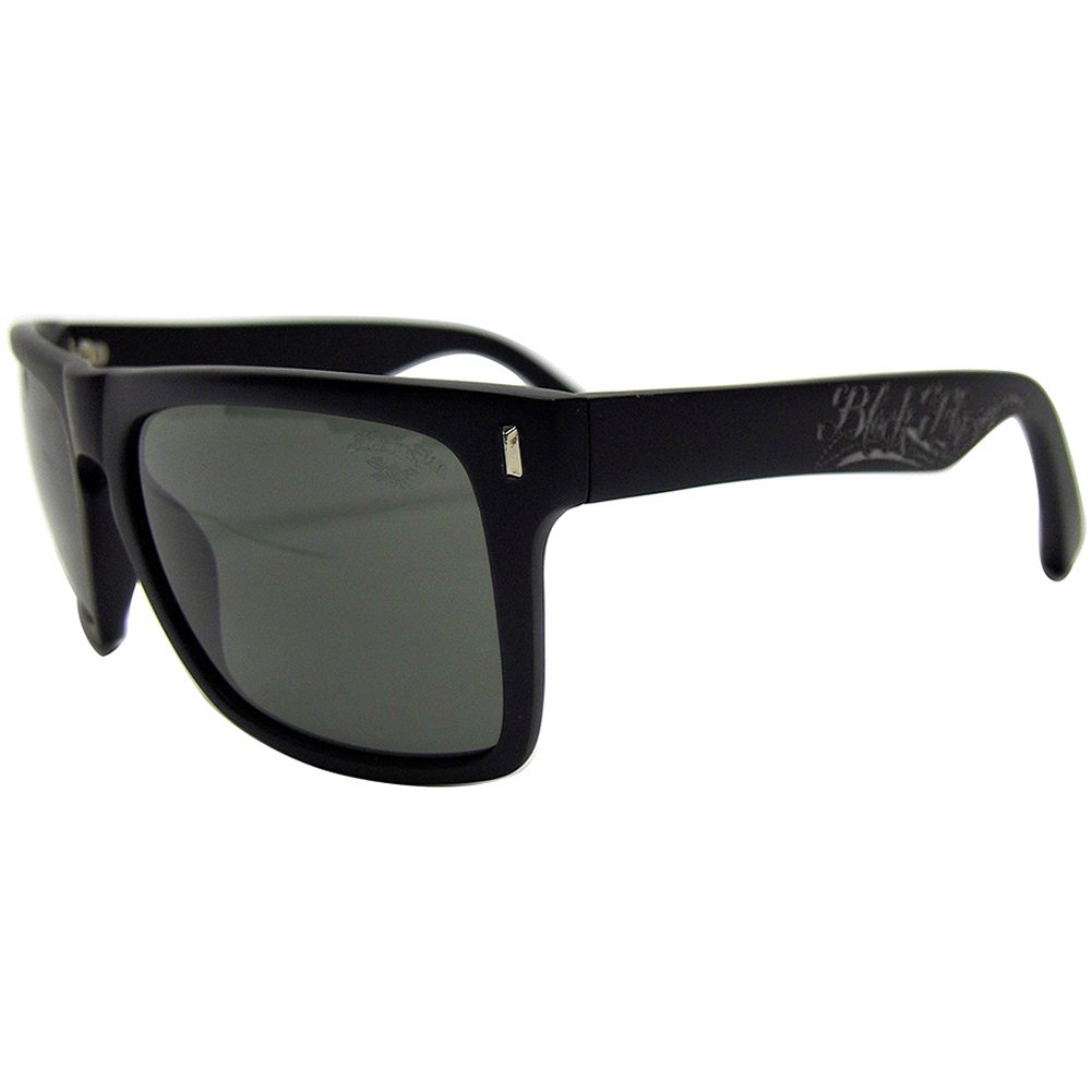 Black Flys Flyami Vice Polarized Sunglasses for Men - Black/Smoke Lens, UV Protection, Retro Style - Perfect for Driving, Outdoor Sports & Fashion Accessories
