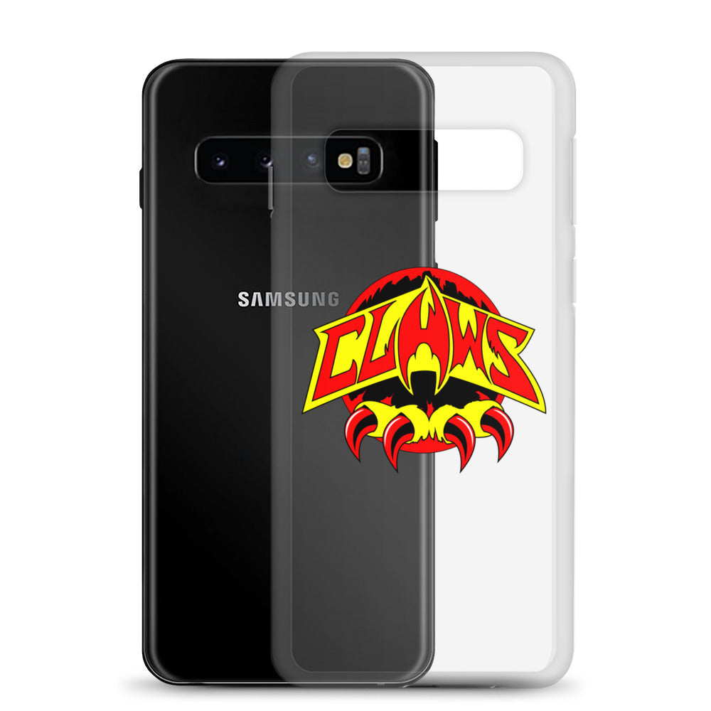 Zoo Jitsu Fighters CLAWS Logo Clear Protective Case for Samsung Galaxy - Perfect for Gaming, Sports & Everyday Use