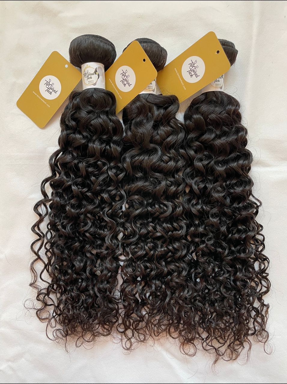 Deep Curly Human Hair Weave Bundle - 3.5oz Brazilian Virgin Hair Extensions for Black Women | Perfect for Protective Styles, Ponytails & Natural Hair Blending