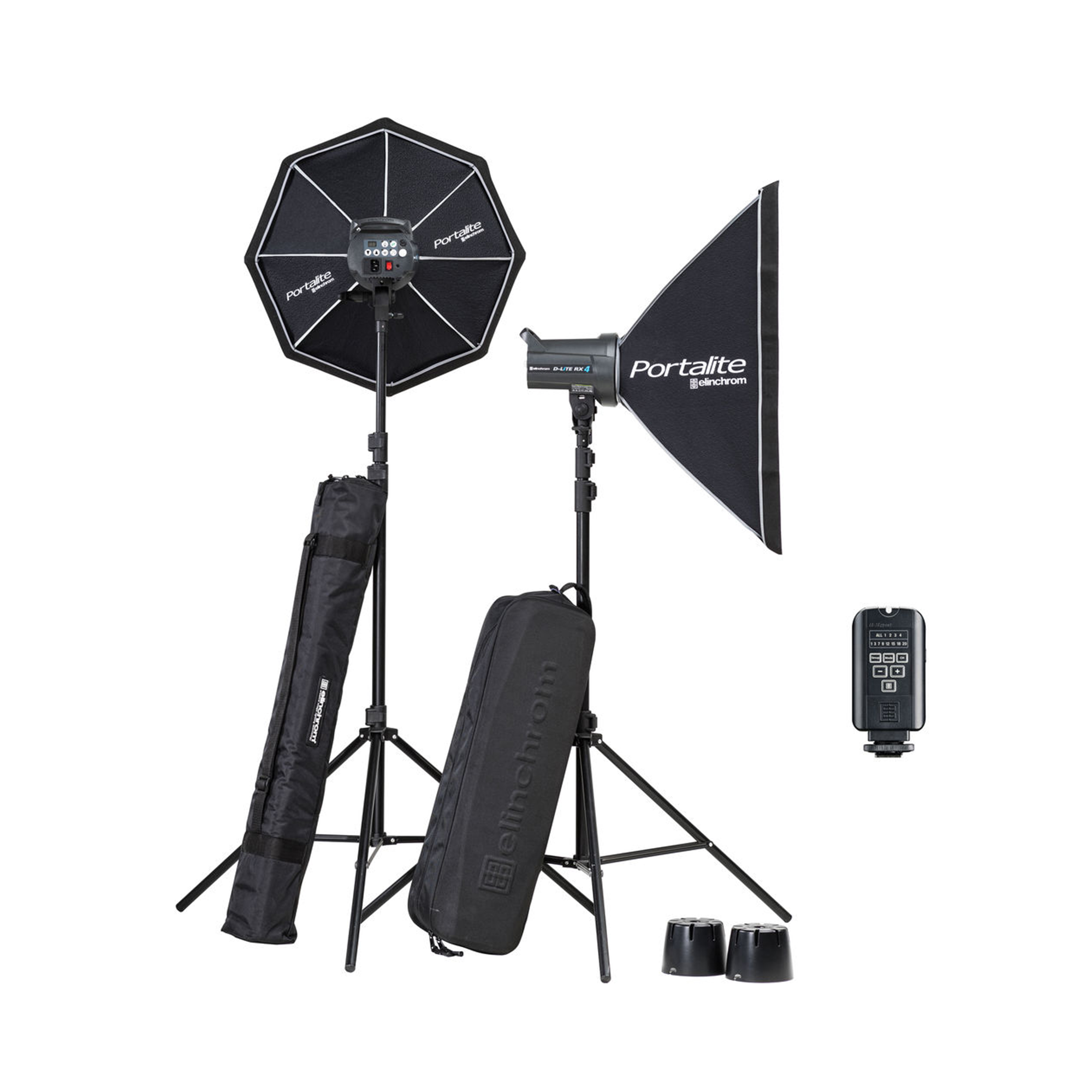 Elinchrom D-Lite RX 4/4 Softbox To Go Kit - Professional Studio Lighting for Photography & Videography - Perfect for Portraits, Product Shoots, and YouTube Videos