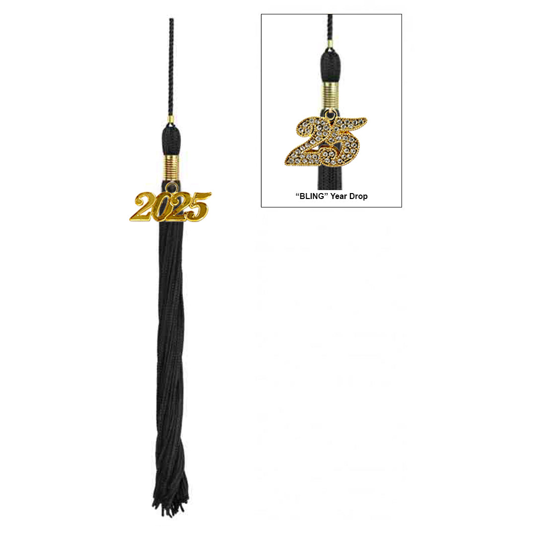Shiny Black Graduation Cap with Tassel for Kids - Preschool & Kindergarten Graduation Ceremony - Perfect for School Photos & Commencement Celebrations
