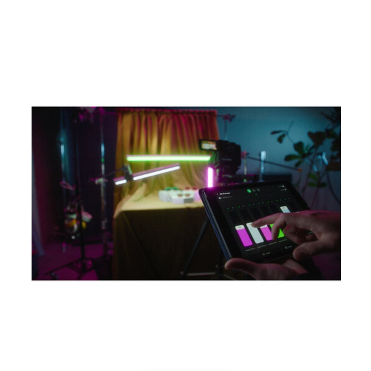 Amaran PT1c RGB LED Light Tube (1 Foot) - Professional Studio Lighting for Photography, Videography & Home Decor