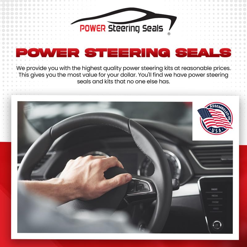 High-Quality Power Steering Rack & Pinion Seal Kit for 2007-2012 Hyundai Veracruz - Precision Fit, Leak Prevention, Durable Auto Replacement Part - Perfect for Steering System Repair & Maintenance