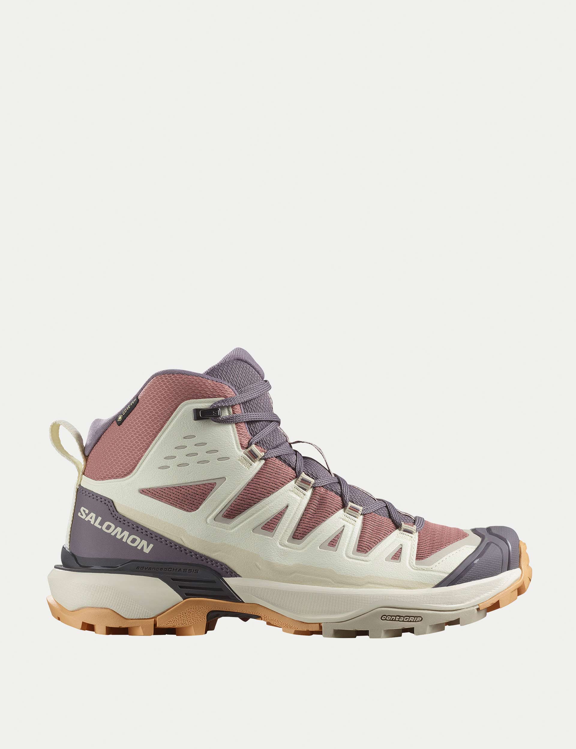 X Ultra 360 Edge Mid Gore-Tex Hiking Boots for Men - Waterproof Burlwood/Vanilla Ice/Excalibur Colors - Perfect for Outdoor Adventures, Trail Running & Mountain Climbing