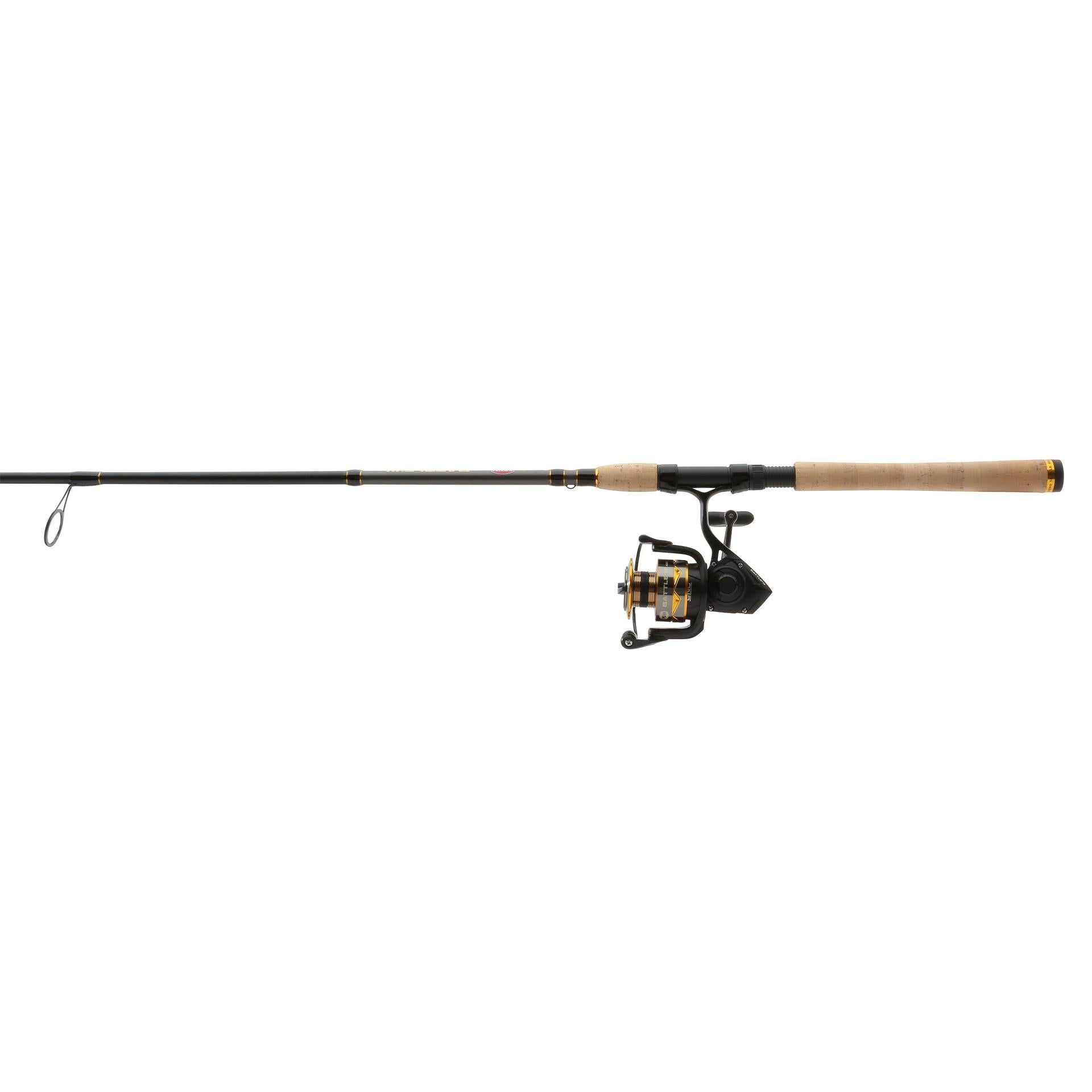 Battle IV Spinning Rod and Reel Combo - Premium Fishing Gear for Freshwater & Saltwater Anglers - Perfect for Bass, Trout, and Walleye Fishing