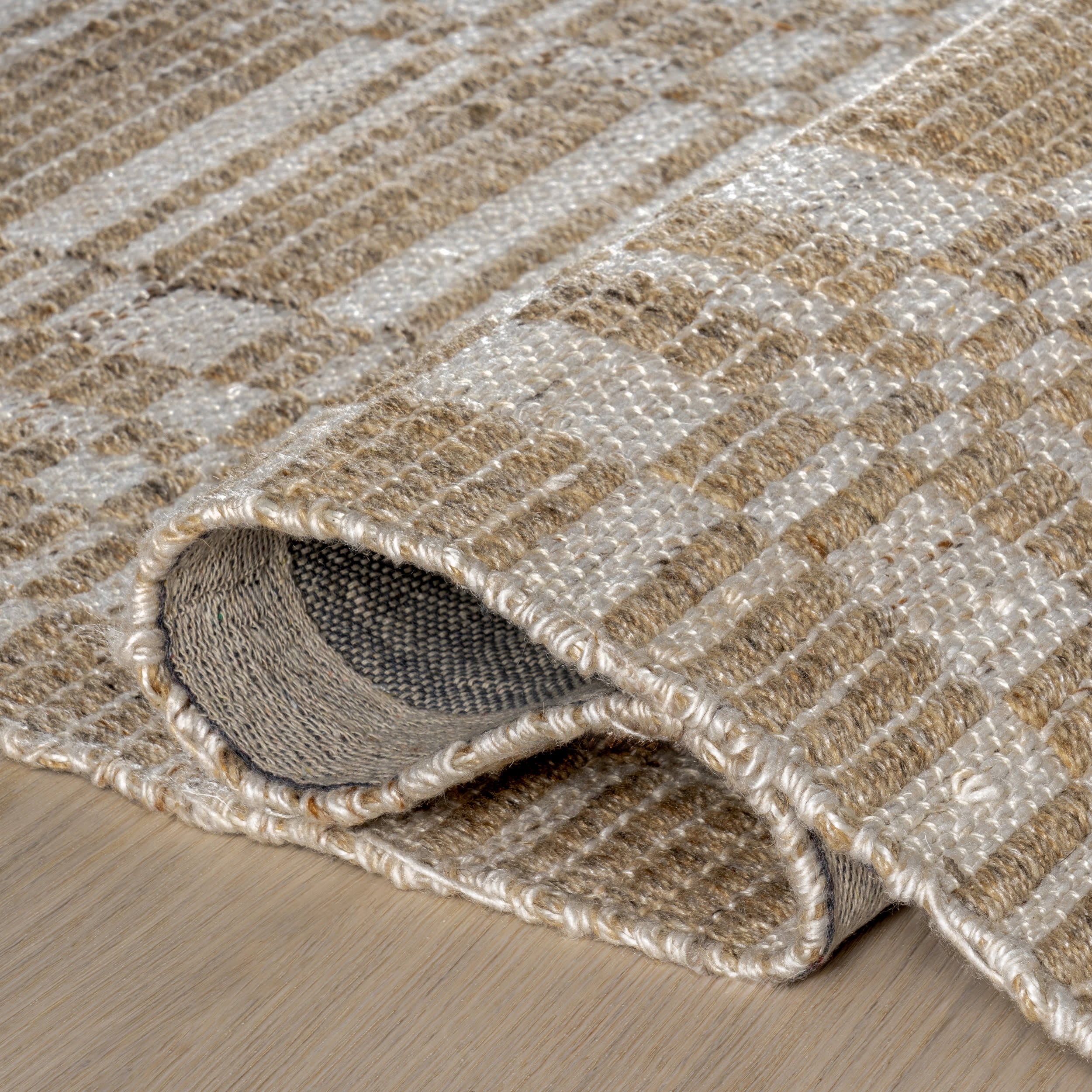 Modern Austin Geometric Area Rug in Beige - Perfect for Living Room, Bedroom, and Office Decor