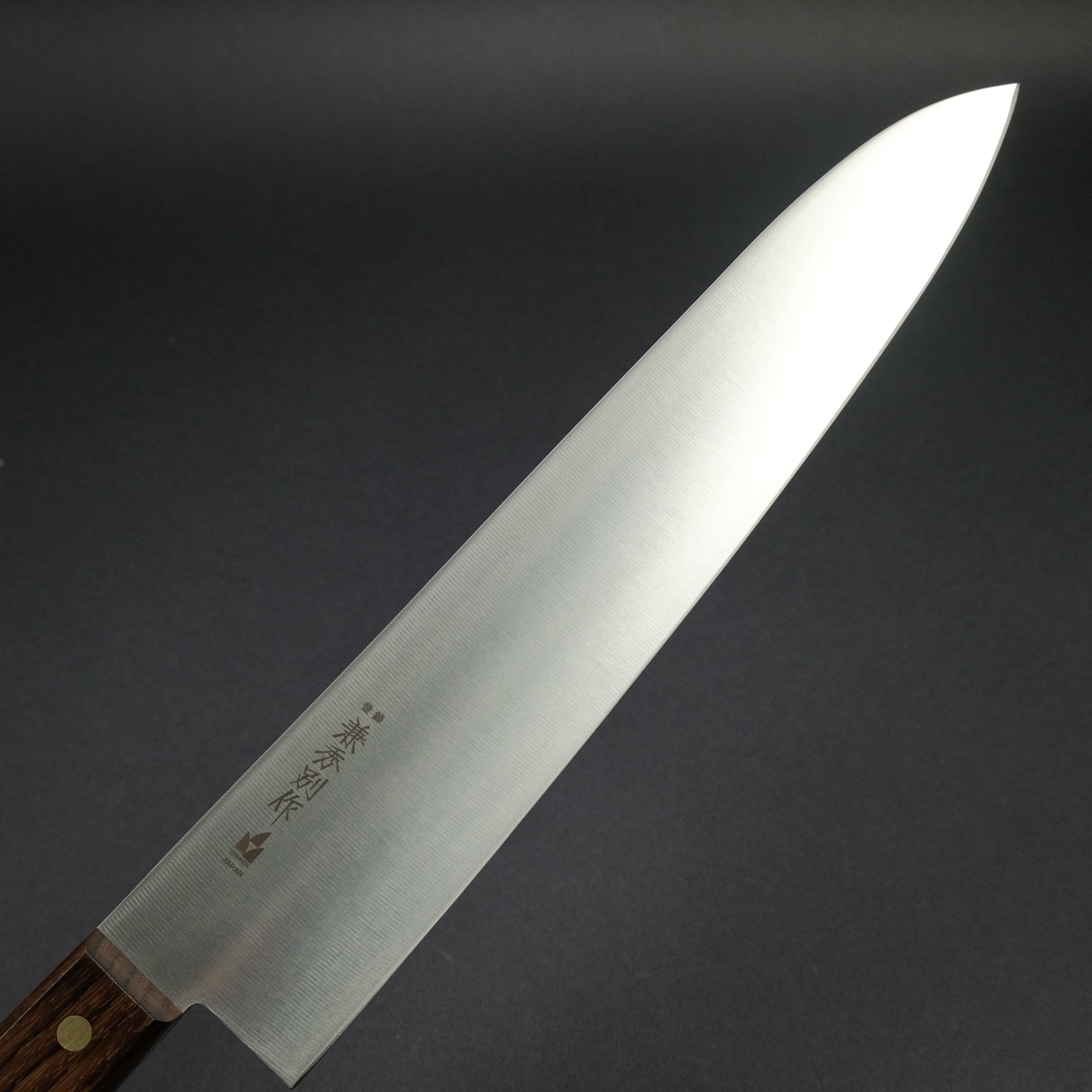 Premium Kanehide Bessaku Hirakiri Gyuto 330mm Japanese Chef Knife with Rosewood Handle - Professional Kitchen Tool for Slicing, Dicing & Meat Cutting