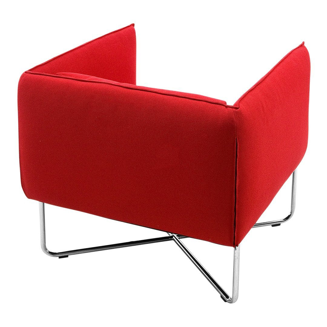Busk Hertzog Groove Chair - Modern Lounge Chairs with Softline Comfort for Living Room, Patio & Office Relaxation